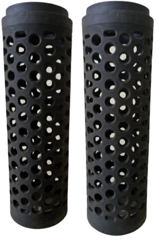 Plastic Perforated Black Dyeing Tubes