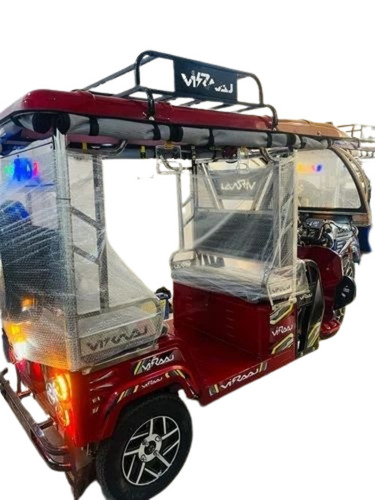 Red Battery Operated E Rikshaw