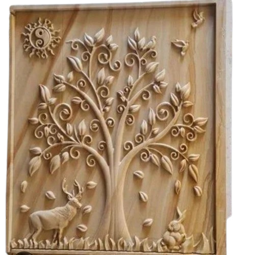Stone Carving Craft - Color: Brown
