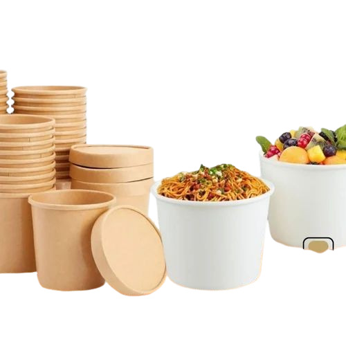 250 Ml Paper Container With Lid