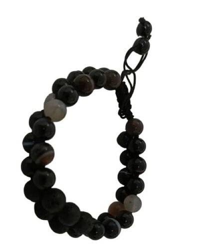 Gem Stone Bracelet - Color: Black