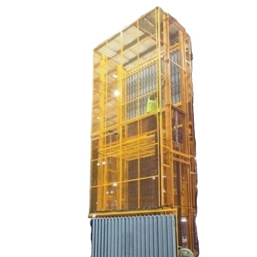 Electro Hydraulic Goods Lift Duble Mast