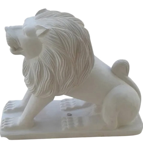 Marble Lion Statue
