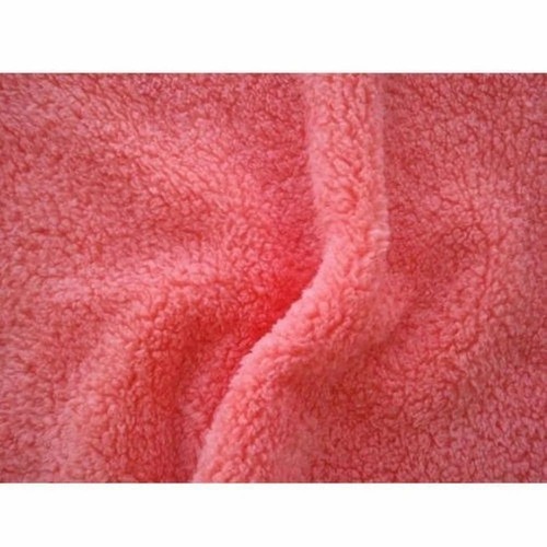 Plain Coral Fleece Fabric