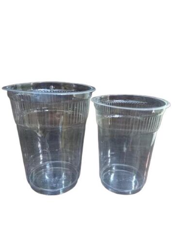 Plastic Drinking Glass - Color: White