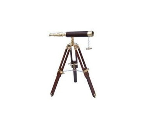 Antique Maritime Brass Telescope