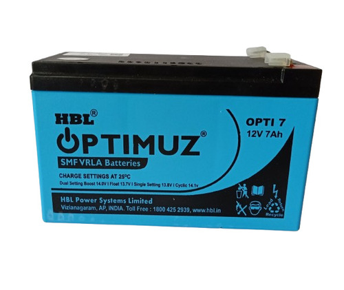 Hbl 12v 7 Ah Smf Battery