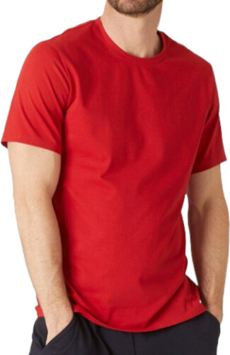 Men Plain Red T-Shirt