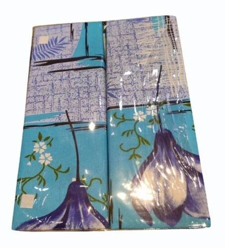 Fox Double Blue Cotton Bedsheet