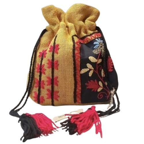 Handcrafted Jute Bag - Color: Comes In Various Colors