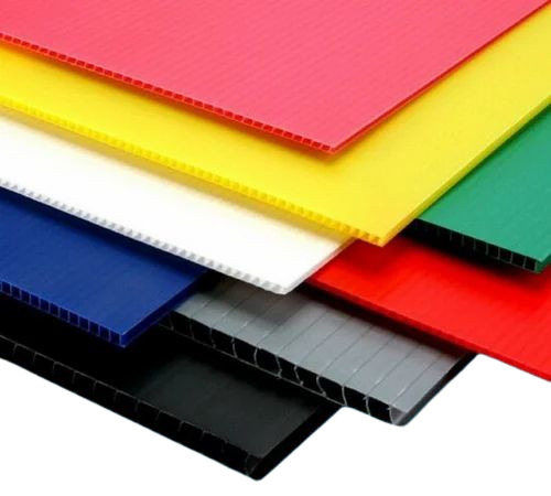 Multi Color Pp Corrugated Sheet 