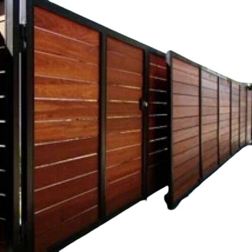 Ss And Wooden Gate - Size: Standard