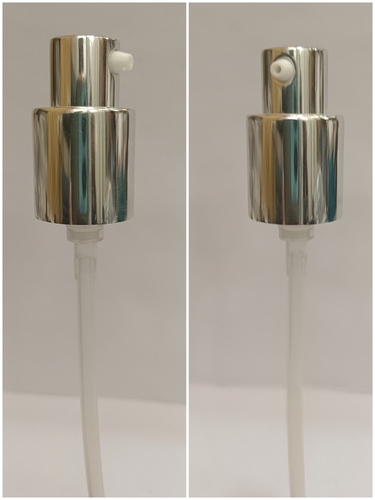 18MM C01 A CREAM PUMP (SILVER)