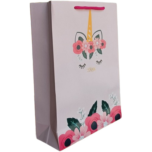 Floral Paper Gift Bags - Coating Type: Glossy/Matte As Per Requirement