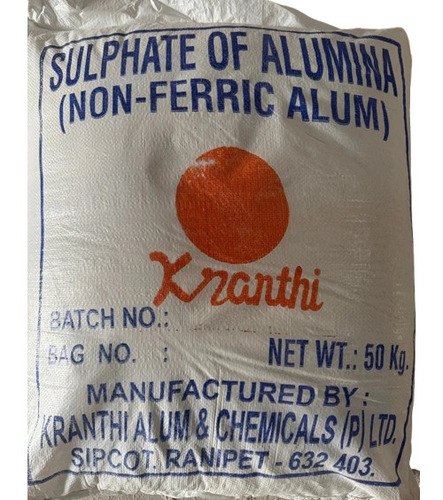 Non Ferric Alum Powder