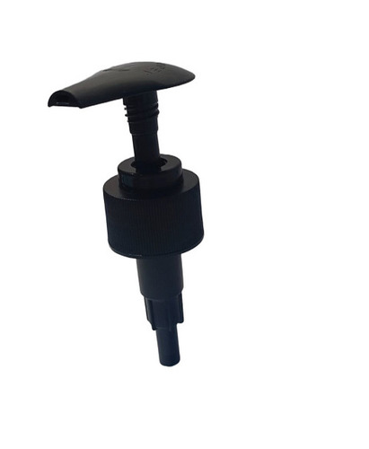 Screw Lock 28mm Ribbed Black Round Head