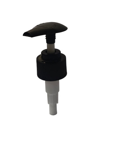 Screw Lock 28mm Ribbed Black With White Round Head Dispenser