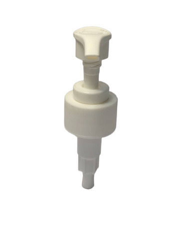 Screw Lock L-1 28mm Ribbed White Dispenser