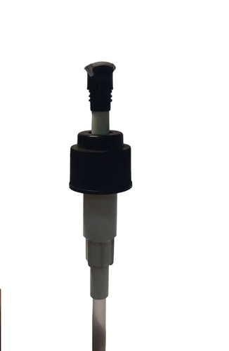 Screw Lock L-8 24mm Ribbed Black Dispenser