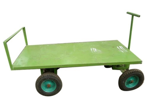 Green Hydraulic Material Handling Trolley