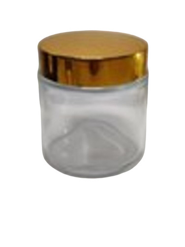 100 gm Glass Jar With Golden Cap