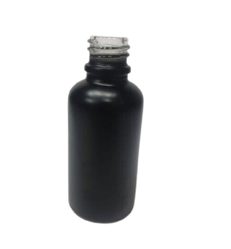 30ml Black Glass Bottle