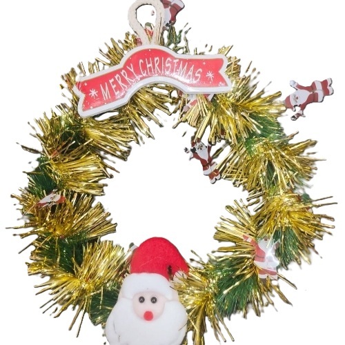 6 Inch Round Christmas Wreath