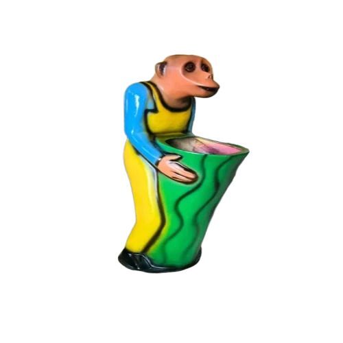 Monkey Shape Dustbin - Application: We Are Leading Manufacture And Suppies Of Paddle Boat. We Use Best Quality Raw Material To Prepare Paddle Boat.