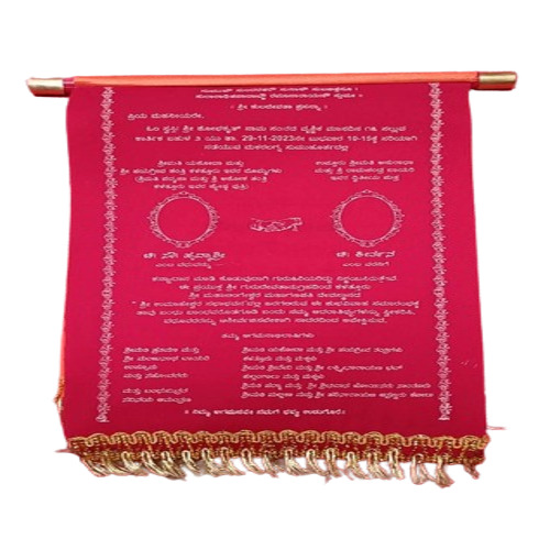 Scroll Invitation Cards - Color: Any Color