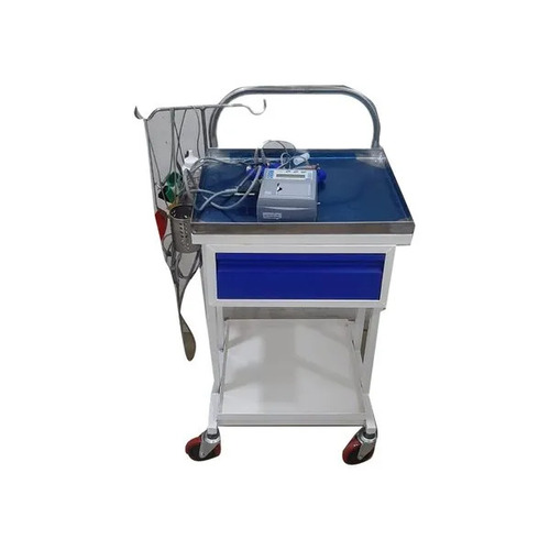 White Monitor Trolley