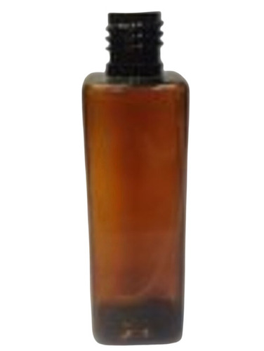 100ml Amber Square Pet Bottle