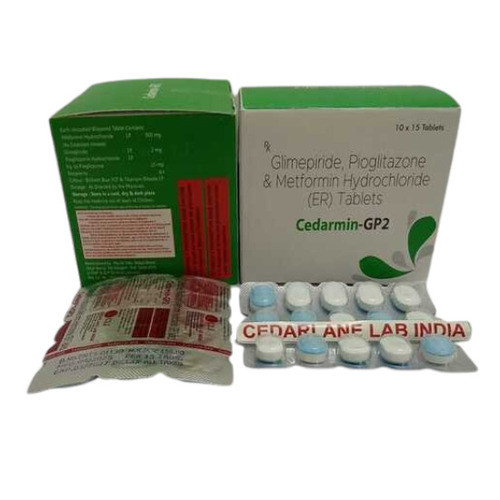 Glimepiride, Pioglitazone & Metformin Hydrochloride ER Tablets