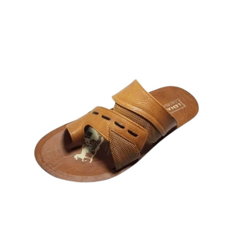 Mens PU Leather Slipper