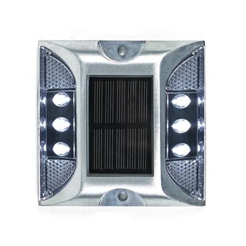 Solar Road Studs - Color: Gray & Silver