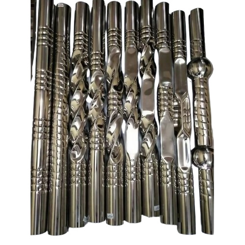 Stainless Steel Twisted Pillar