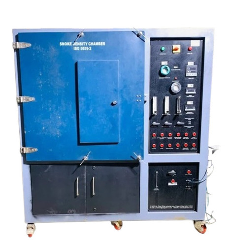EN 45545-2 Smoke Density & Visibility Testing Systems - Metal, 0.5 m Chamber, Multicolor | Advanced Optical System, Real-Time Monitoring Software