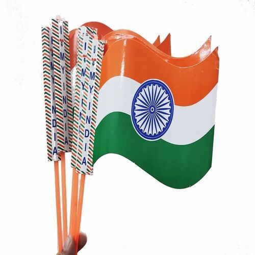 Hand Flags - Color: Orange