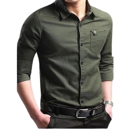 Men Plain Shirt