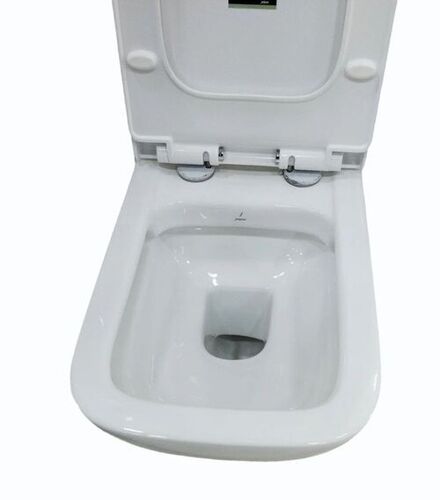 Wall Hung Toilets - Ceramic, Customized Size | White, Long Lasting, Smart Flushing, One Piece, Wall Mounted, Polished Surface, Durable