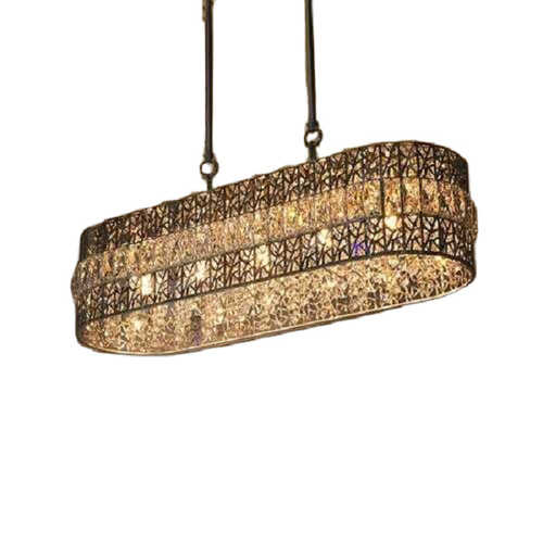 Corona Crystal Linear Chandelier