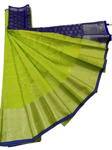 Zari Work Cotton Silk Saree
