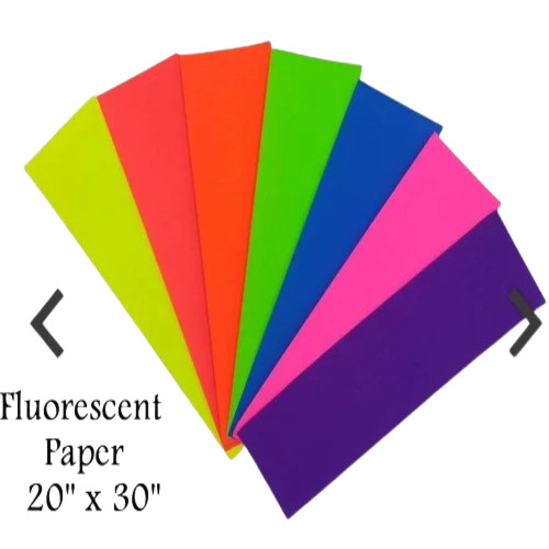 Fluorescent Paper - Material: Corrugated Board