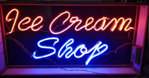 Ice Cream Neon Signage