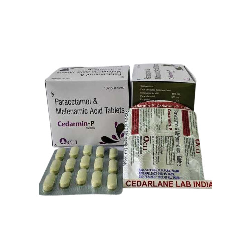 Cedarmin-P 10*15 Tablets Paracetamol & Mefenamic Acid Tablets