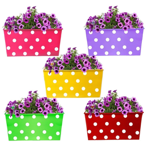 Iron Rectangle Hanging Pot