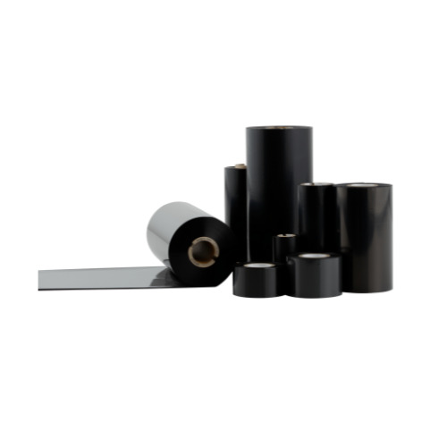 Mynds-Wr-110-300-20 110mm X 300m Primary Wax Resin Black Ribbon