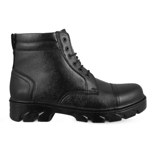 Black Leather Safety Shoes