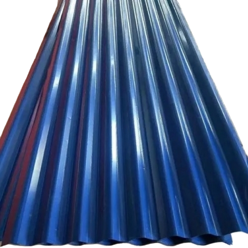 Rolled Roofing Sheet - Metal, All Sizes, Blue | Durable, Lightweight, Corrosion and Weather Resistant, Heat Resistant, Easy Installation, High Strength