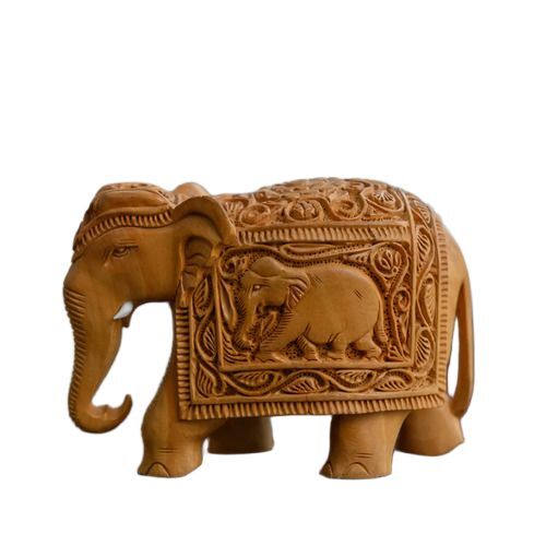 Wooden Handicraft Elephant - Features: .