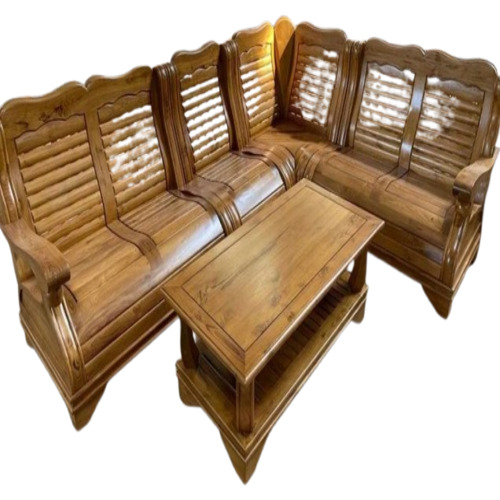 Wooden Sofa Set - Artwork: Crafted